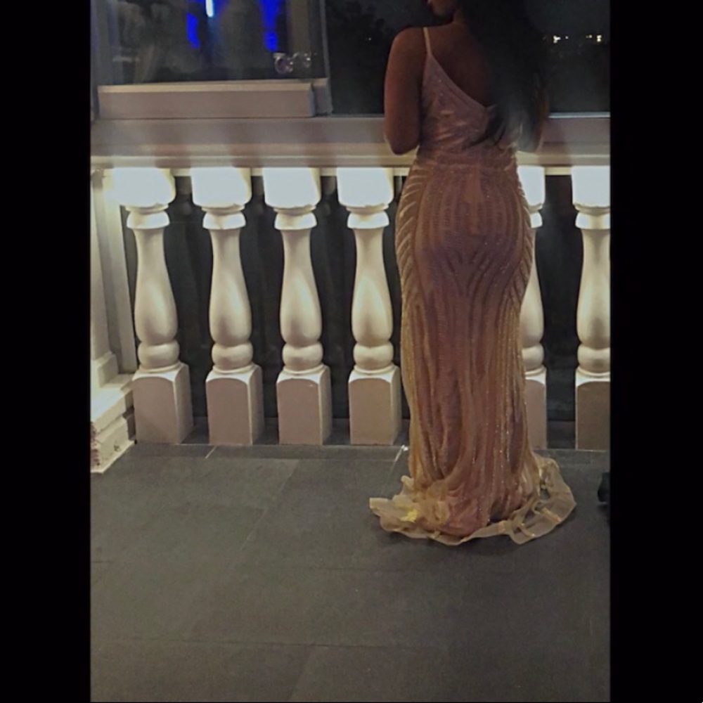 Champagne Miss New York Dress